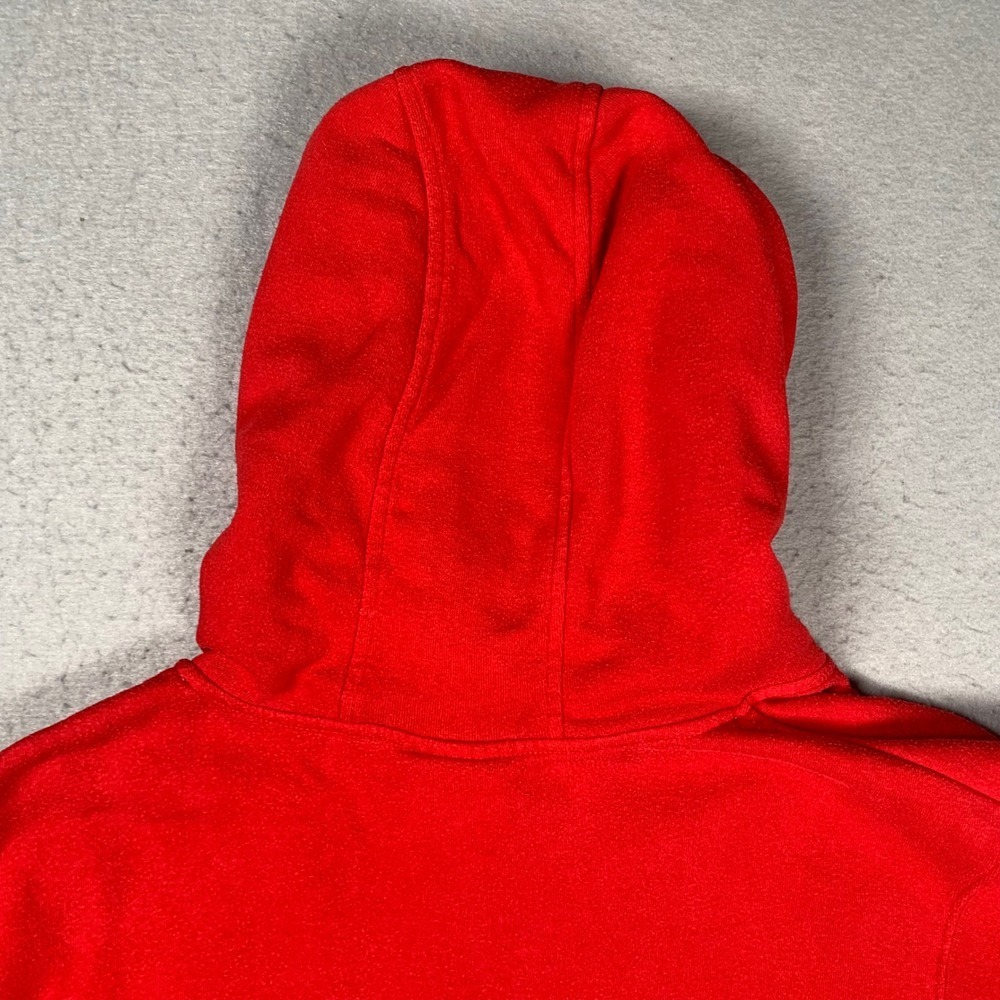 Cinch Hoodie Mens Large Red Denim Co Embroidered Pullover Sweatshirt Western - Picture 7 of 13